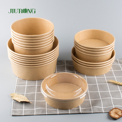 Cuenco disponible de la taza de papel de Kraft de la Navidad para las galletas del sushi