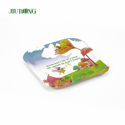 Laminación mate reciclable biodegradable de la categoría alimenticia de las placas de papel de la capa ULTRAVIOLETA