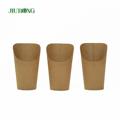Vasos de papel biodegradables desechables FDA Ecológico LOGOTIPO personalizado para chips