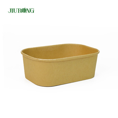 Cuenco de papel biodegradable de categoría alimenticia 1000ml Eco disponible amistoso