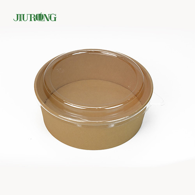 Prenda impermeable biodegradable de la categoría alimenticia de la aduana 750cc del cuenco de papel de la tapa del ANIMAL DOMÉSTICO