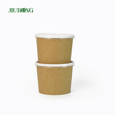 Cuenco de papel biodegradable de categoría alimenticia Reciclable Vaso de papel para helado de 30 onzas
