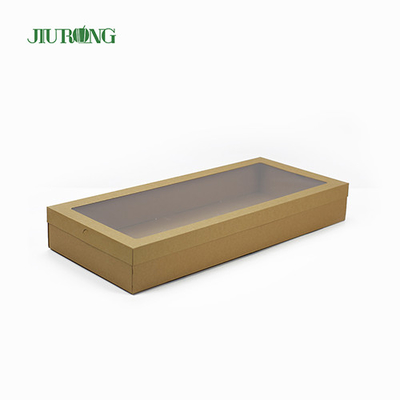 Envases para llevar biodegradables respetuosos con el medio ambiente, papel corrugado de 150 mm