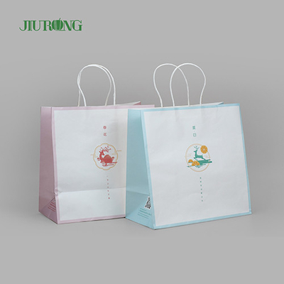 ODM amistoso biodegradable de Eco de las bolsas de papel de Brown para llevar del SOS de la aduana